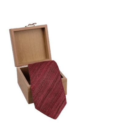 Pure Raw Silk Magenta Tie