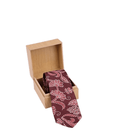 Printed Wine Tie