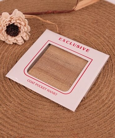Pure Raw Tussar Pocket Square
